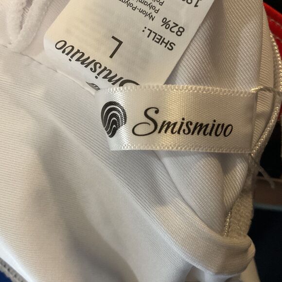 Smismivo Strapless Tummy Control US Flag Swimsuit L - Picture 4 of 7